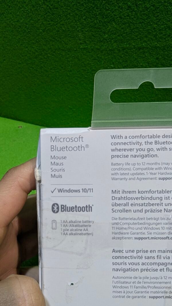 Ratón óptico Bluetooth ambidiestro Microsoft - Imagen 7
