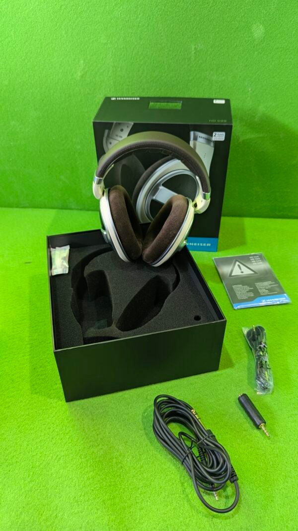 Sennheiser HD 599 Auriculares HiFi Blanco/Marrón - Imagen 10