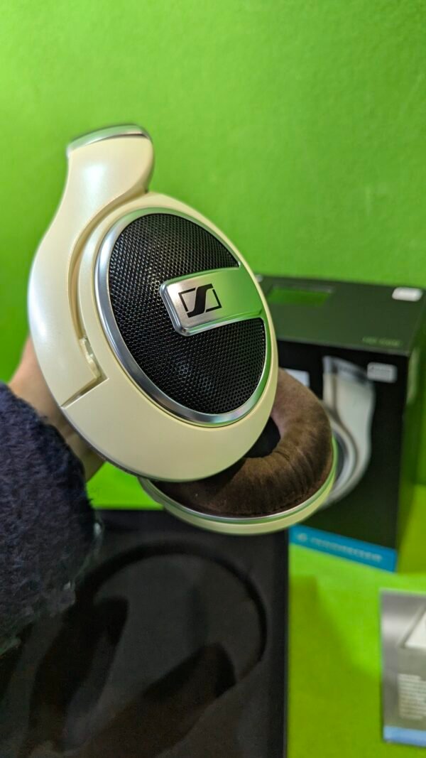 Sennheiser HD 599 Auriculares HiFi Blanco/Marrón - Imagen 3