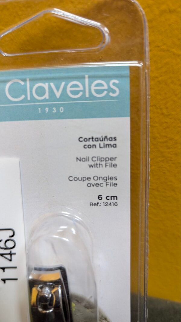 3 Claveles Cortauñas con Lima 6cm - Imagen 4