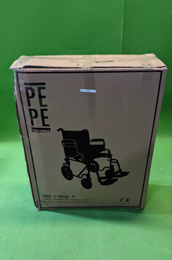 PEPE Silla de Ruedas Plegable Ligera de Paseo Ancianos - Imagen 11