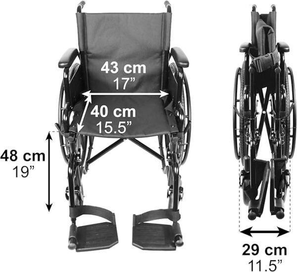 PEPE Silla de Ruedas Autopropulsable para Adultos - Imagen 2
