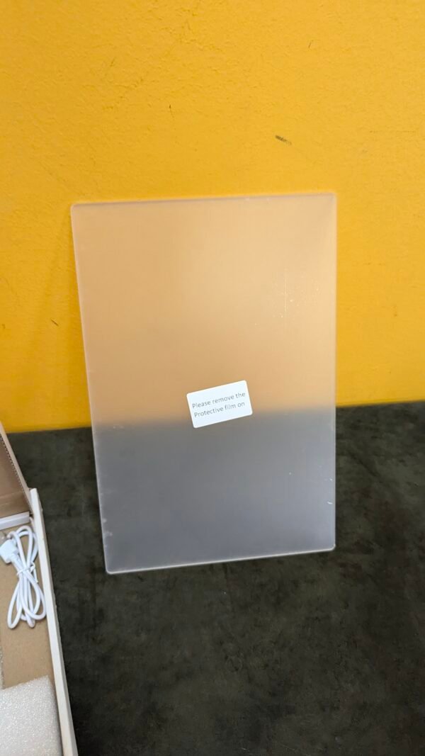 Tablero de notas LED acrílico con soporte y marcador - Imagen 4