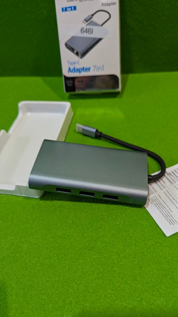 Adaptador multipuerto USB C 7 en 1 - Imagen 4