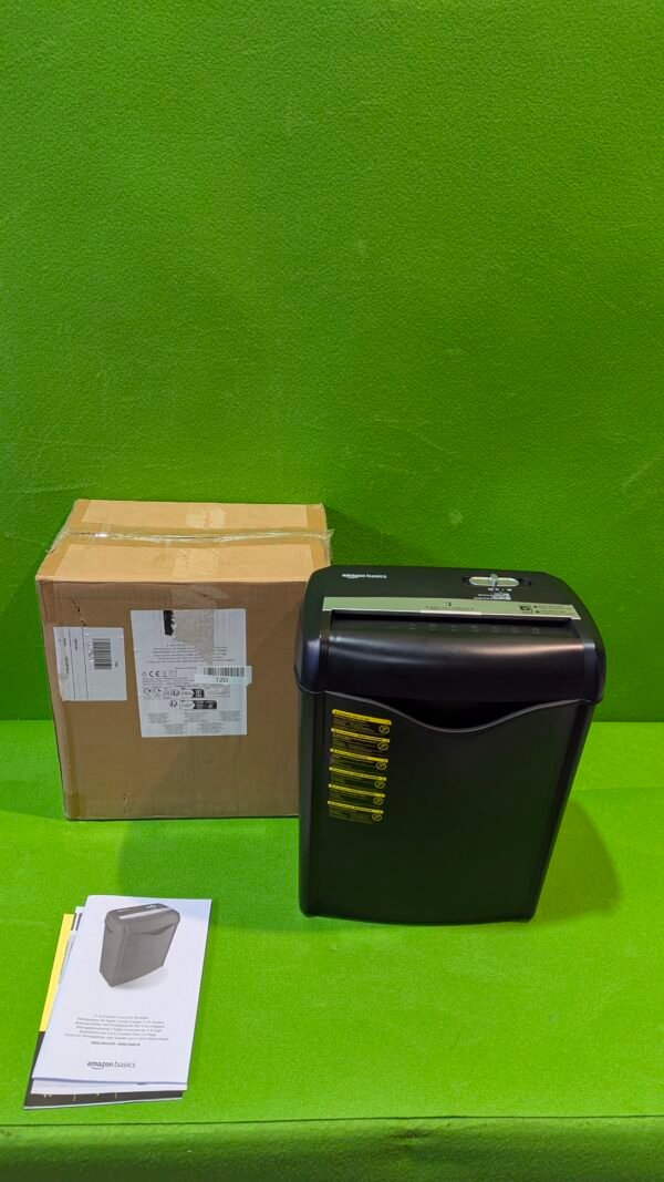 Amazon Basics Destructora de papel y tarjetas - Imagen 2