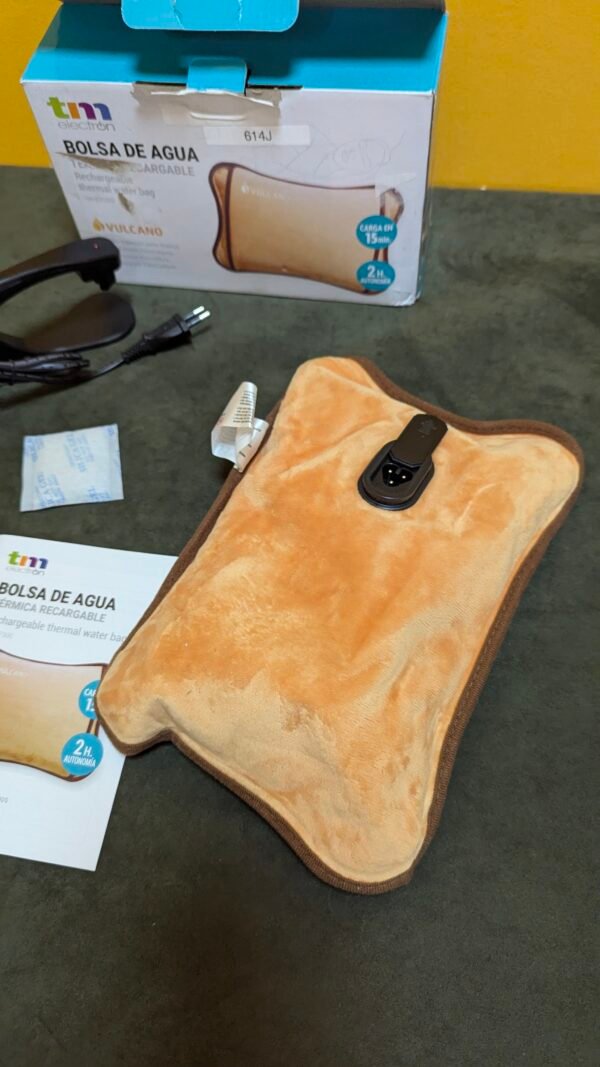 TM Electron Vulcano Bolsa De Agua Térmica Calefactable En 5 Minutos - Imagen 3