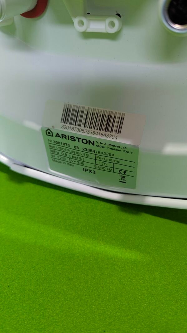 Ariston Lydos Plus Calentador eléctrico 80 L - Imagen 6