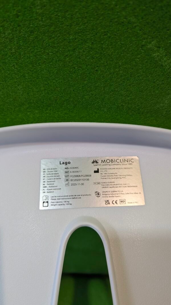 Mobiclinic Silla de baño giratoria Lago - Imagen 7