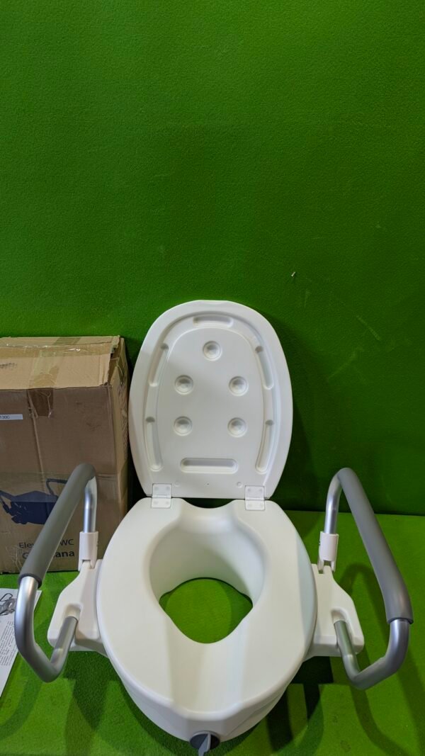 Elevador WC para Adultos, 17cm con reposabrazos abatibles y Acolchados - Imagen 5