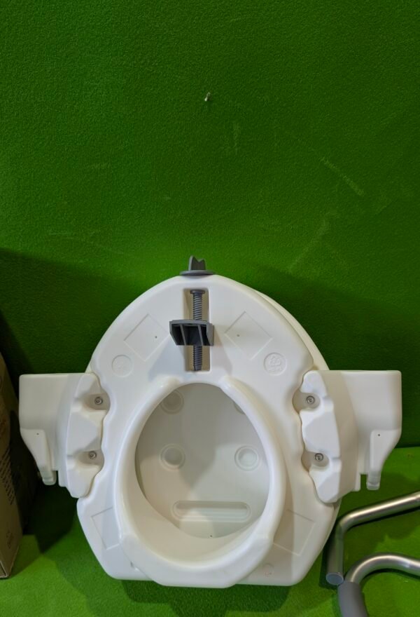 Elevador WC para Adultos, 17cm con reposabrazos abatibles y Acolchados - Imagen 4