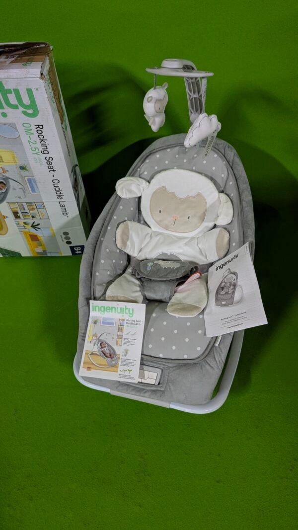 Ingenuity, Hamaca Mecedora para Bebés hasta 18 kg - Imagen 8
