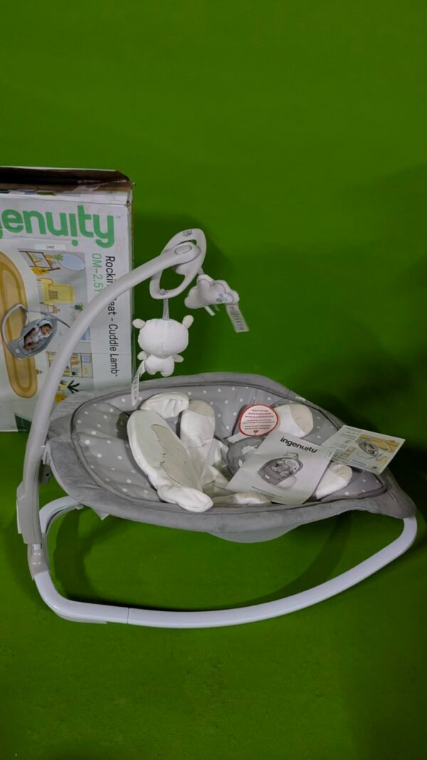 Ingenuity, Hamaca Mecedora para Bebés hasta 18 kg - Imagen 4