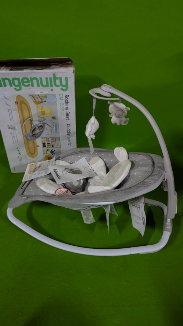 Ingenuity, Hamaca Mecedora para Bebés hasta 18 kg - Imagen 5