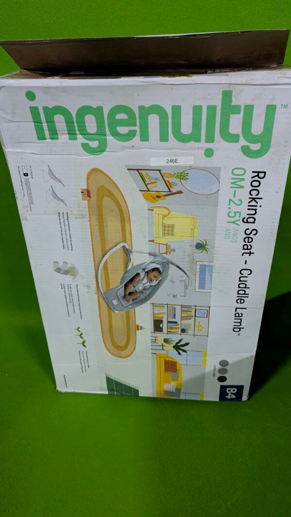 Ingenuity, Hamaca Mecedora para Bebés hasta 18 kg - Imagen 9