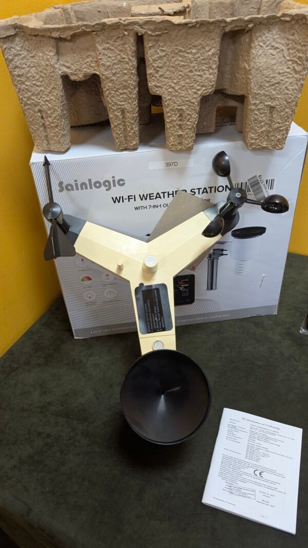 Sainlogic Estación meteorológica WLAN Professional con sensor de energía solar - Imagen 9