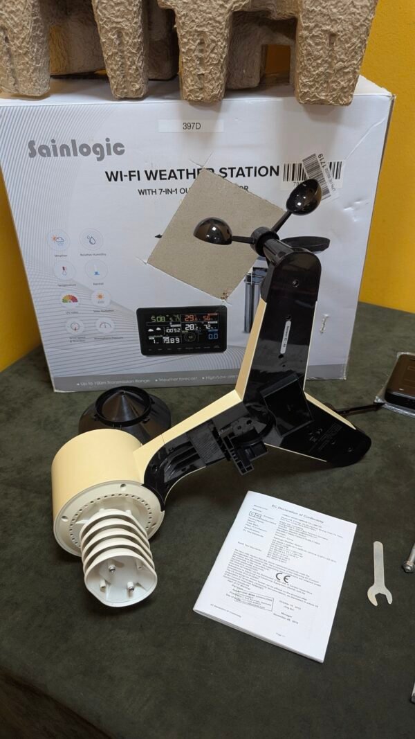 Sainlogic Estación meteorológica WLAN Professional con sensor de energía solar - Imagen 7
