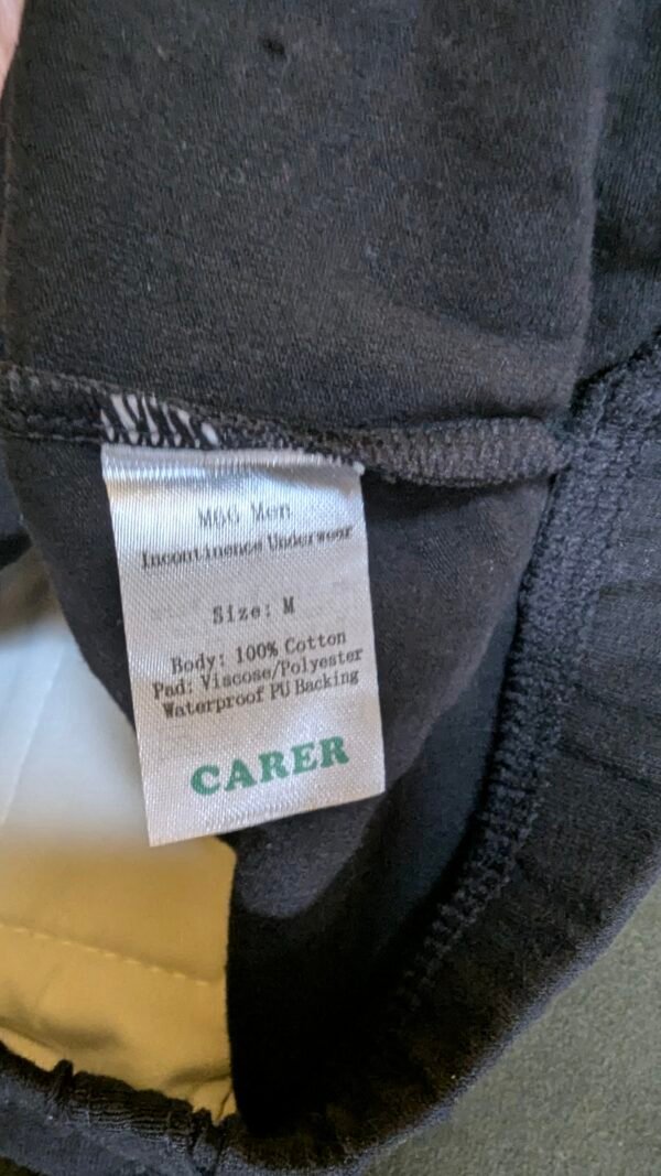 Calzoncillos para incontinencia Carer para hombre talla M - Imagen 6