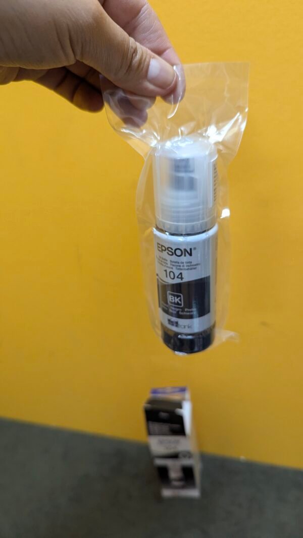 Epson C13T00P140 Tinta 104 negro, 4500 Lados EcoTank, 65 ml - Imagen 5