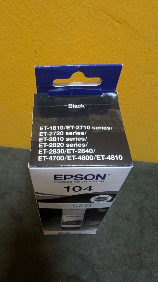 Epson C13T00P140 Tinta 104 negro, 4500 Lados EcoTank, 65 ml - Imagen 6