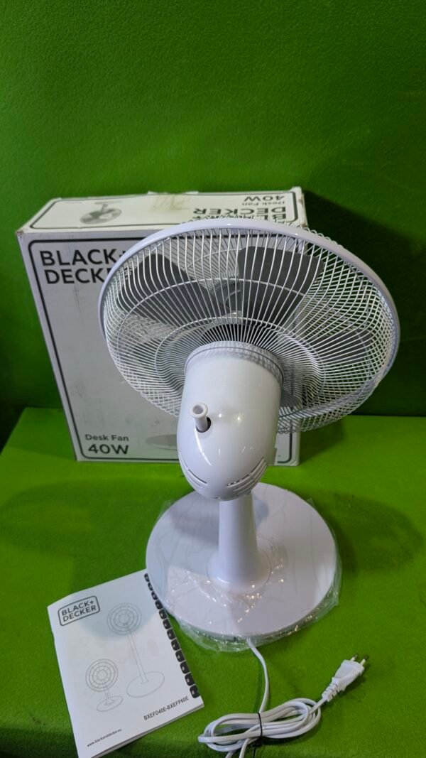 Black+Decker ventilador de sobremesa 3 velocidades - Imagen 7