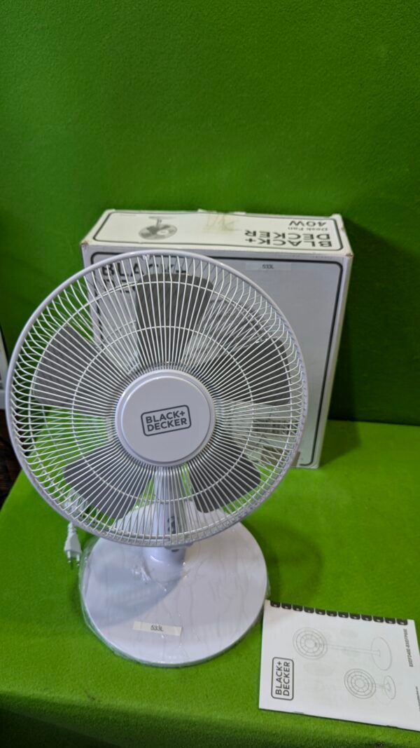 Black+Decker ventilador de sobremesa 3 velocidades - Imagen 4