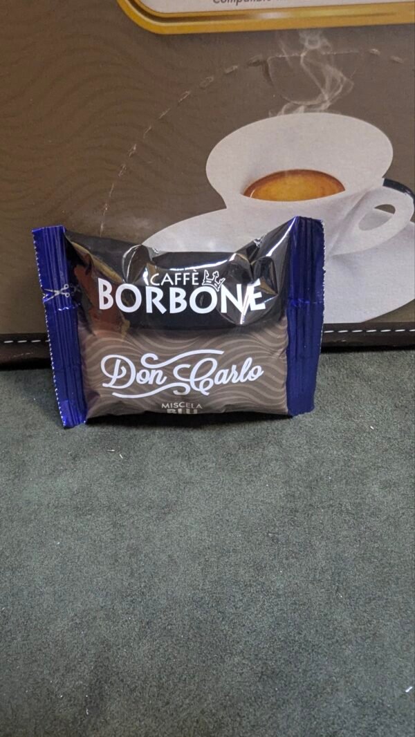 Caffè Borbone Don Carlo, Mezcla de Café Azul - 100 Cápsulas - Imagen 3