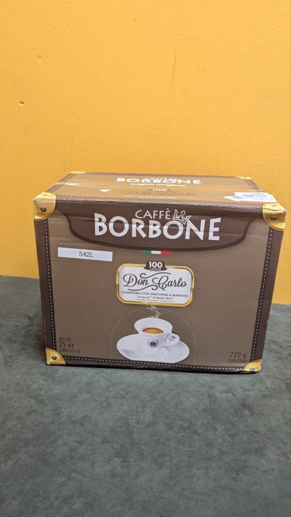 Caffè Borbone Don Carlo, Mezcla de Café Azul - 100 Cápsulas - Imagen 5