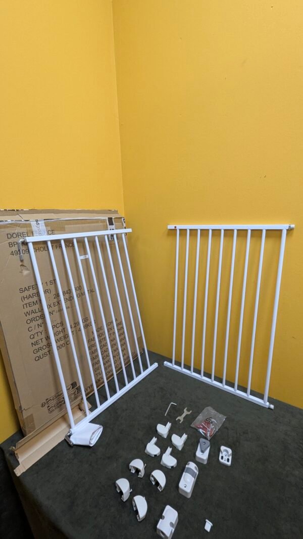 Safety 1st Wallfix Barrera de seguridad extensible para escaleras - Imagen 4