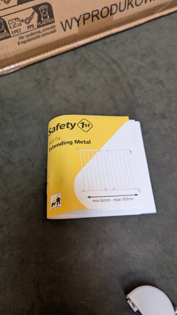 Safety 1st Wallfix Barrera de seguridad extensible para escaleras - Imagen 3